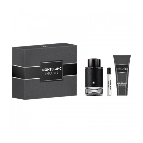Mont Blanc Cofanetto Explorer -Eau De Parfum 100 Ml + Edp 7,5 Ml + Gel Doccia 100 Ml