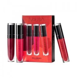 Nouba Cofanetto Millebaci N. 1 Travel Set 3 Mini Rossetti Liquidi