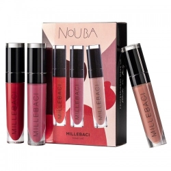 Nouba Cofanetto Millebaci N. 2 Travel Set 3 Mini Rossetti Liquidi
