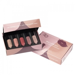 Nouba Cofanetto Millebaci N. 2 Naked Harmony 5 Mini Rossetti Liquidi
