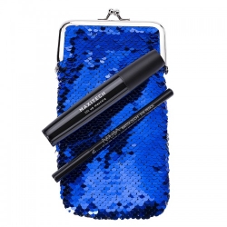Nouba Maxitech Set Mascara + Portaocchiali Blu-Lux + Matita Occhi Nera
