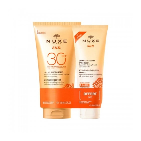 Nuxe Sun Duo Latte Solare Spf30 150 Ml + Shampoo Doposole 100 Ml