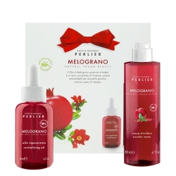 Perlier Cofanetto Melograno Olio Rigenerante 50Ml + Acqua Micellare 200Ml
