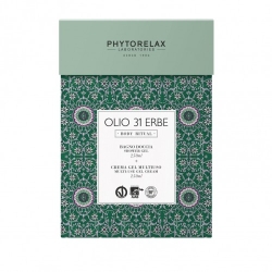 Phytorelax Cofanetto Body Ritual Olio 31 Erbe Bagno Doccia 250 Ml + Crema Gel Multiuso 250 Ml
