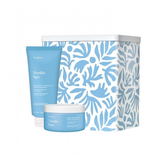 Pupa Nordic Spa Kit 1 Scrub Detergente Corpo E Gel Doccia Tonificante