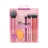 Real Techniques Everyday Essentials Set Di Pennelli Per Il Make-Up Di Viso Occhi E Guance