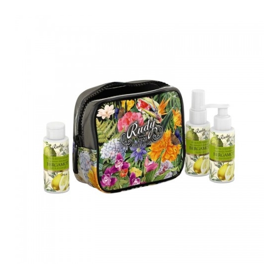 Rudy Cofanetto Bergamot Docciaschiuma 100 Ml + Crema Corpo 100 Ml + Acqua Profumata 100 Ml