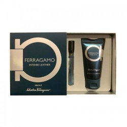 Salvatore Ferragamo Intense Leather Mini Kit Eau De Parfum 5 Ml + Gel Doccia 50 Ml