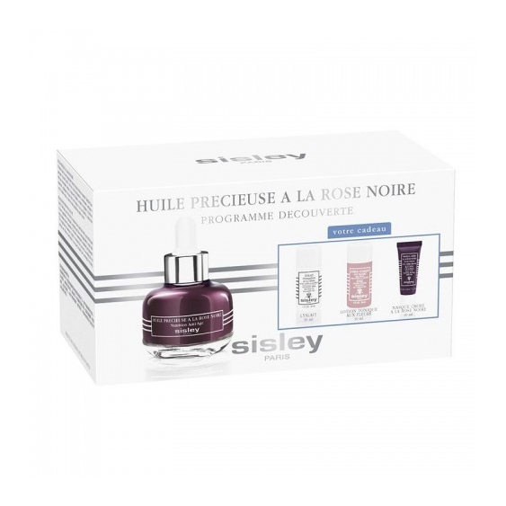 Sisley Black Rose Precious Face Oil Discovery Program Set Per Cura Del Viso