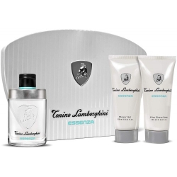 Tonino Lamborghini Set Regalo Essenza Edt Uomo 75 Ml + Shower Gel 150 Ml + Balsamo Dopobarba 150 Ml