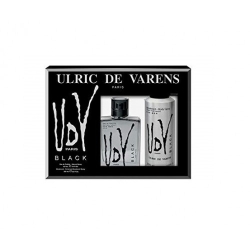 Ulric De Varens Cofanetto Black Eau De Toilette Uomo 100 Ml + Deodorante Spray 200 Ml