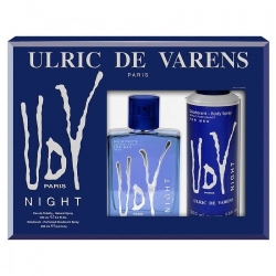 Ulric De Varens Cofanetto Udv Night Eau De Toilette Uomo 100 Ml + Deodorante Spray 200 Ml