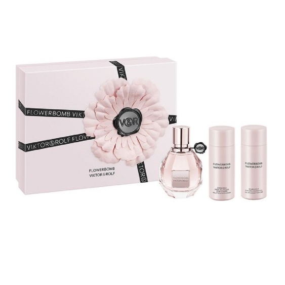 Viktor & Rolf Cofanetto Flowerbomb Edp + Shower Gel + Latte Corpo