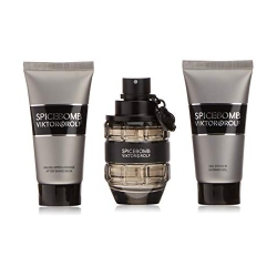 Viktor & Rolf Cofanetto Spicebomb Eau De Toilette 50 Ml + Gel Doccia 50 Ml + Dopobarba 50 Ml