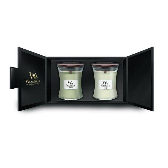 Woodwick Confezione Regalo 2 Candele Medie