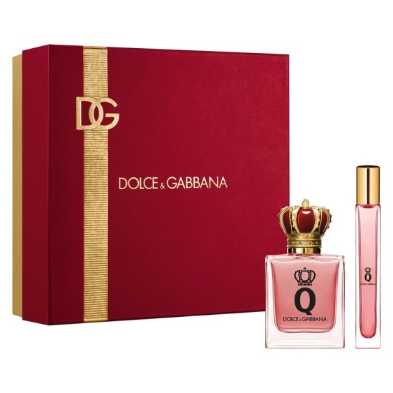 Dolce & Gabbana Q Eau De Parfum Intense 50 ml + Travel Spray 10 ml Cofanetto