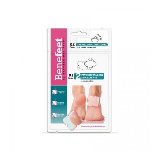 Biogenya Benefeet 2 Patches Per Talloni + Crema Ammorbidente
