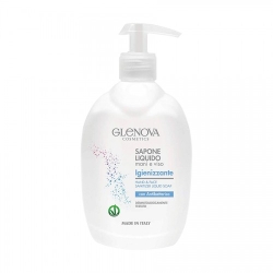 Glenova Sapone Liquido Per Mani E Viso Igienizzante Con Antibatterico 500 Ml