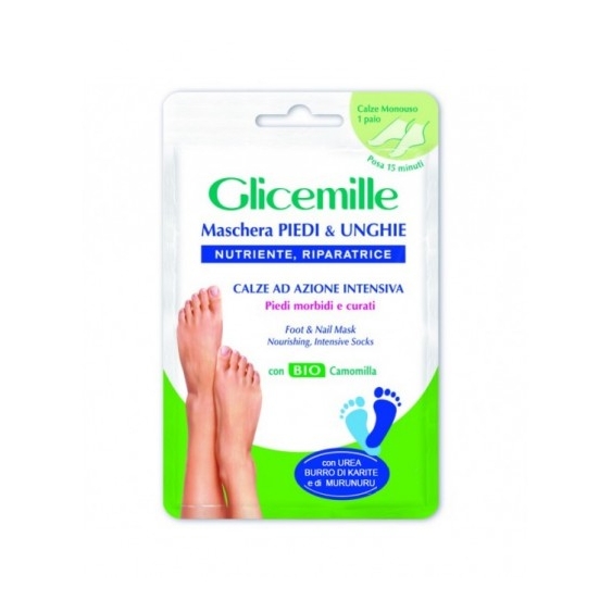 Glicemille Maschera Piedi & Unghie Calze 1 Paio
