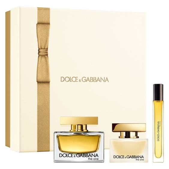 Dolce & Gabbana The One Eau De Parfum 50 ml + Travel Spray 10 ml + Hair Mist 30 ml Cofanetto