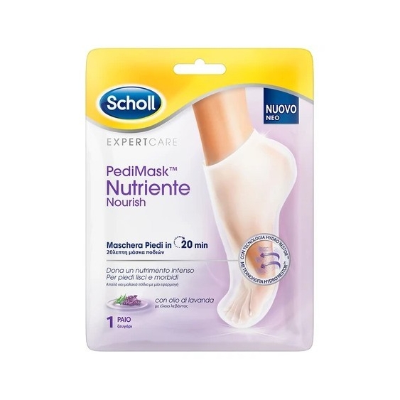 Scholl Pedimask Maschera Nutriente Piedi All'Olio Di Lavanda