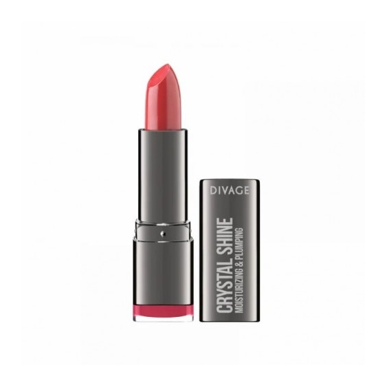 Divage Lipstick Crystal Shine Rossetto Setoso E Leggero N.05 Passion Peach