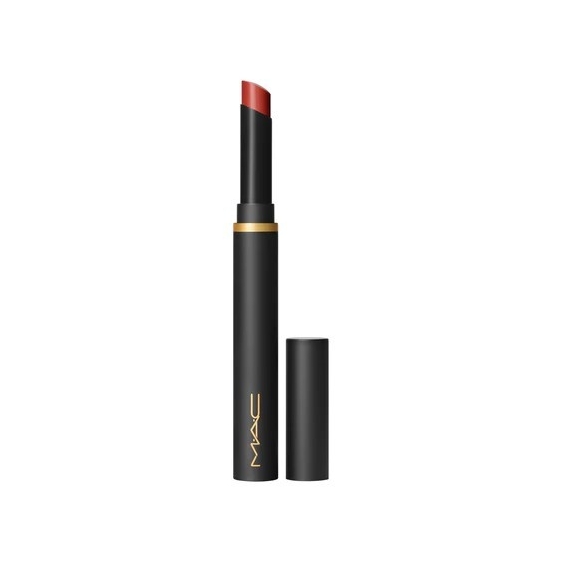 Mac Cosmetics Powder Kiss Velvet Blur Slim Stick Rossetto Devoted To Chili