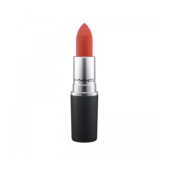 Mac Cosmetics Powder Kiss Lipstick Rossetto Matt Devoted To Chili