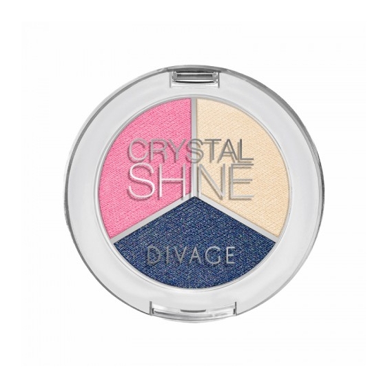 Divage Crystal Shine Ombretto N.02 Rose Champagne Blue
