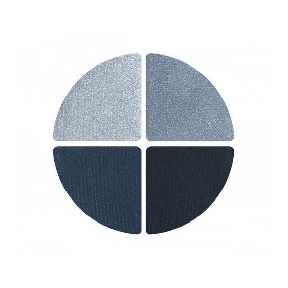 Nebu Diamond Eyes Quad Pallette Platinum Ombretti N. 402 Brillance