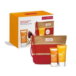 Clarins Crema Solare Viso SPF 50+ + Crema Solare Corpo SPF30 75 ml Kit Solari