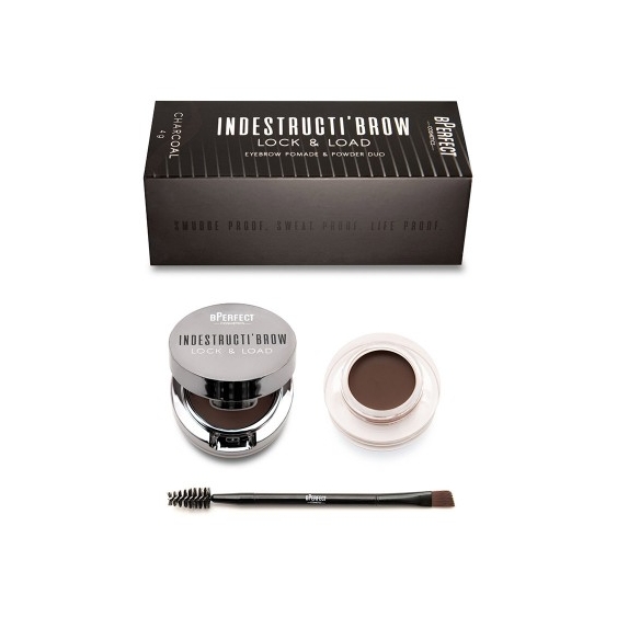 Bperfect Indestructi'Brow Lock & Load Pomata Per Sopracciglia E Polvere Duo Charcoal