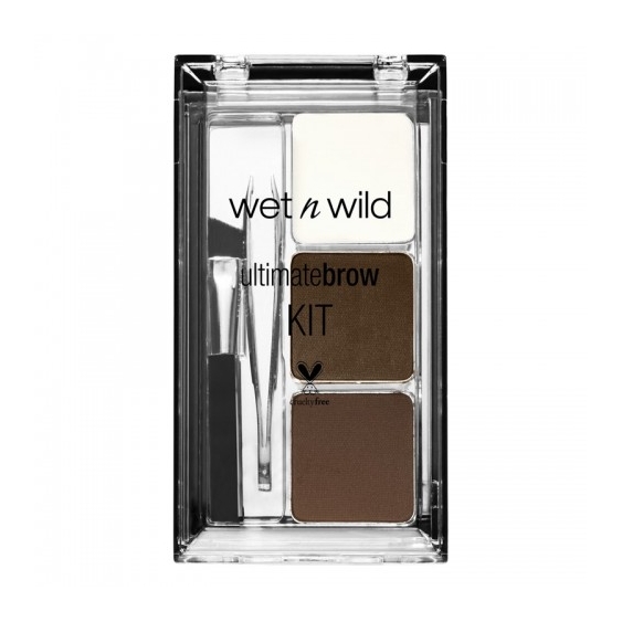Wet N Wild Ultimate Brow Kit Set Per La Cura Delle Sopracciglia N.497 Soft Brown