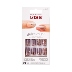 Kiss Gel Fantasy 24 Unghie Artificiali Glitterate Kgn07C