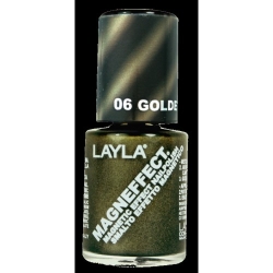 Layla Smalto Per Unghie Magneffect Effetto Magnetico N06 Golden Nugget