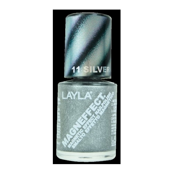 Layla Smalto Per Unghie Magneffect Effetto Magnetico N11 Silver Galaxy