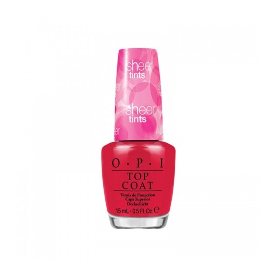 Opi Sheer Tints Top Coat S02 Be Magentale With Me