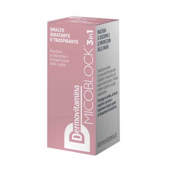Pasquali Dermovitamina Micoblock 3 In 1 Smalto Idratante E Traspirante Nude