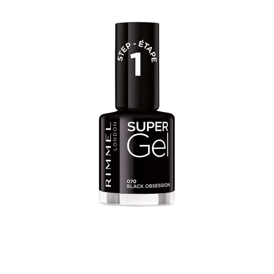 Rimmel Super Gel Smalto Per Unghie N. 070 Black Obsession