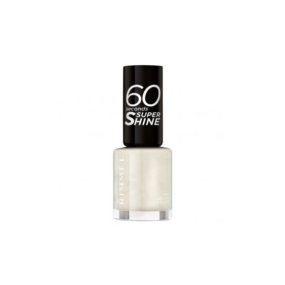 Rimmel Smalto 60 Seconds Super Shine 730 Silver Bullet