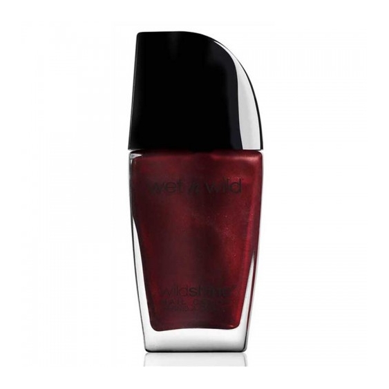 Wet N Wild Wild Shine Nail Color Smalto E486C Burgundy Frost
