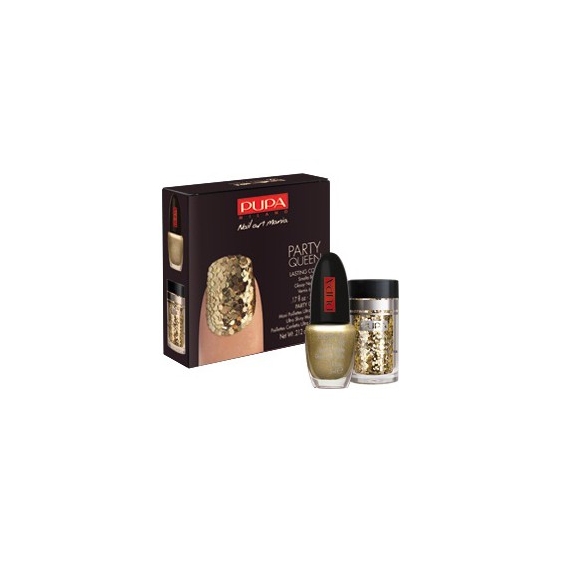 Pupa Party Queen Nail Art Kit 01 Gold Party Kit Smalto