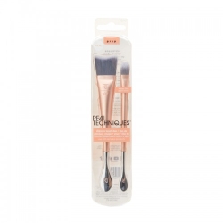Real Techniques Skincare Brush Duo 2 Pennelli Per Make-Up