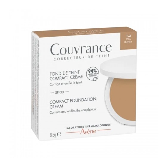 Avene Couvrance Fondotinta Compatto In Crema N. 1.3 Miel