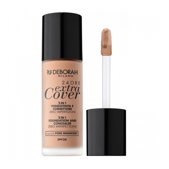 Deborah 24 Ore Extra Cover 2In1 Fondotinta E Correttore Spf20 N. 04 Apricot