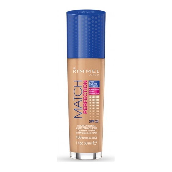 Rimmel Match Perfection Foundation Fondotinta Liquido 400 Natural Beige