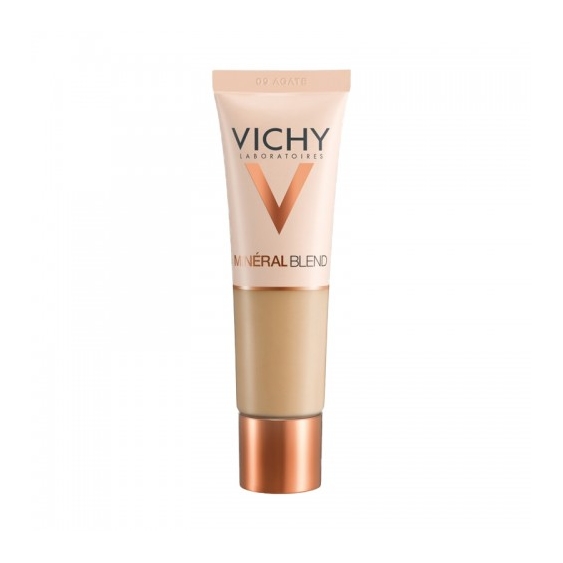 Vichy Minéralblend Fondotinta Idratante Copertura Naturale N.09 Agate 30 Ml