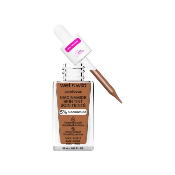 Wet N Wild Bare Focus Fondotinta Con Niacinamide Deep