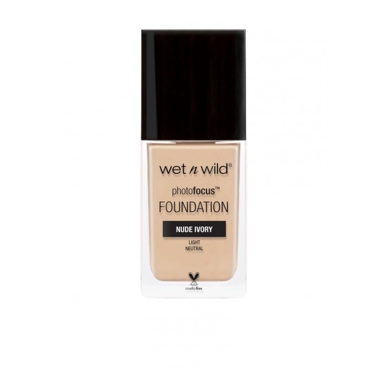 Wet N Wild Photofocus Foundation Fondotinta Liquido Nude Ivory