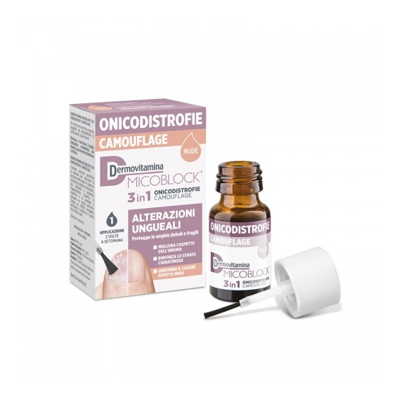 Pasquali Dermovitamina Micoblock 3 In1 Onicodistrofie Camouflage Nude 8 Ml
